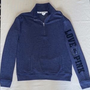 💙NAVY VS PINK 1/4 ZIP FLEECE💙